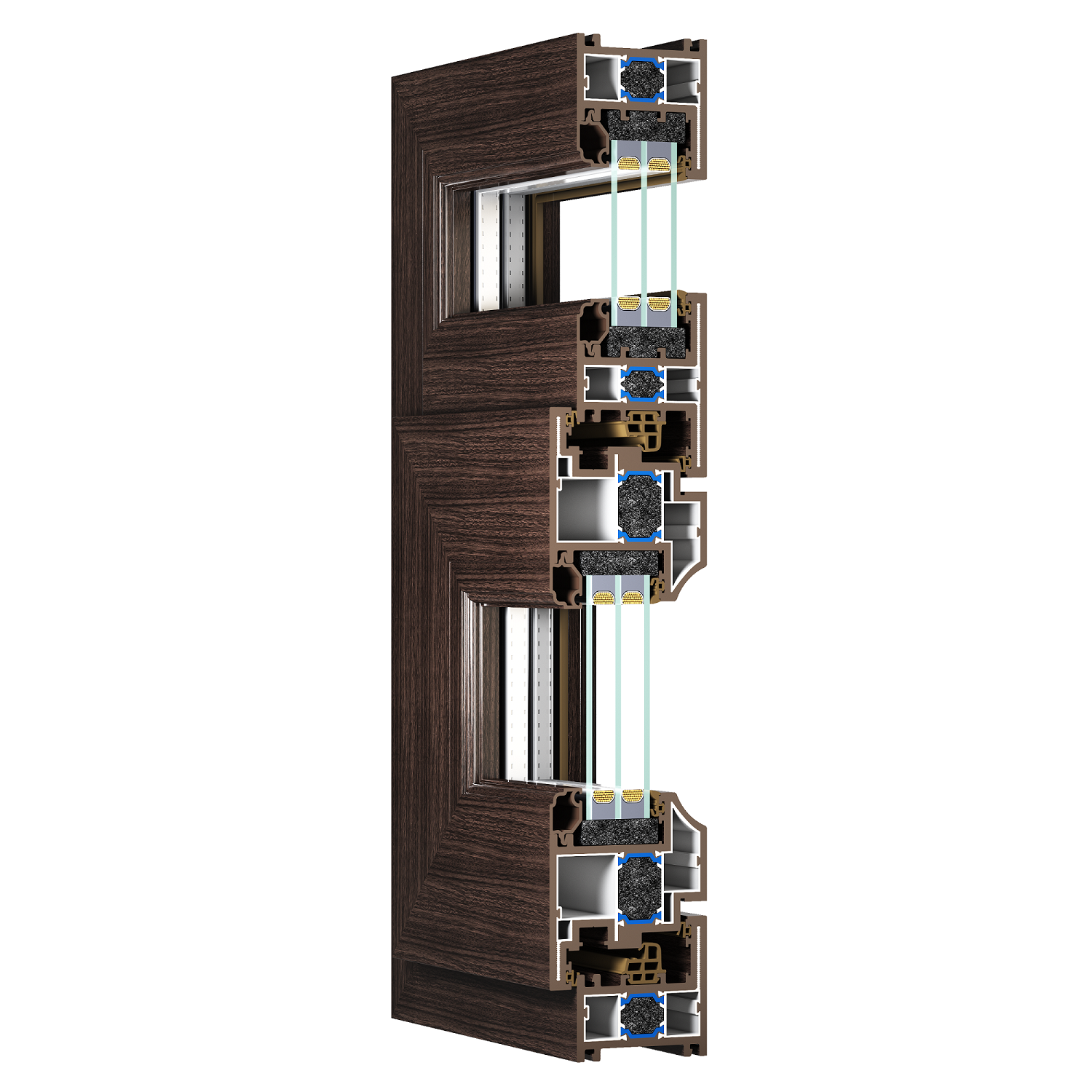 75系列鋁塑共擠全包覆斷橋式內(nèi)開(kāi)門